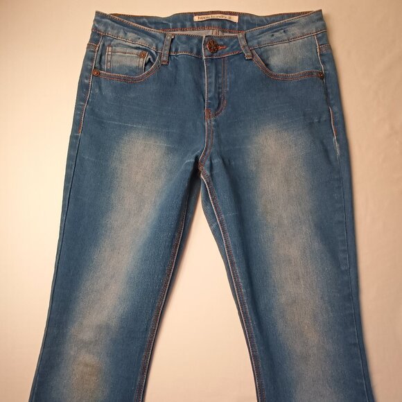 Hippie Laundry Jeans Size 29/8 Mid Rise Flare Leg Medium Wash - Picture 9 of 10
